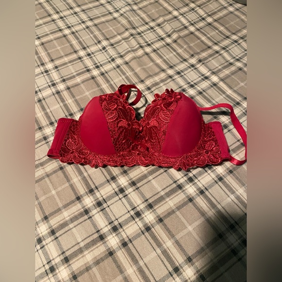 MADE IN CHINA bra for women size 34/75 like new color Wine - Picture 4 of 8